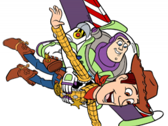 Cartoon Of Two Men In Space Suits PNG