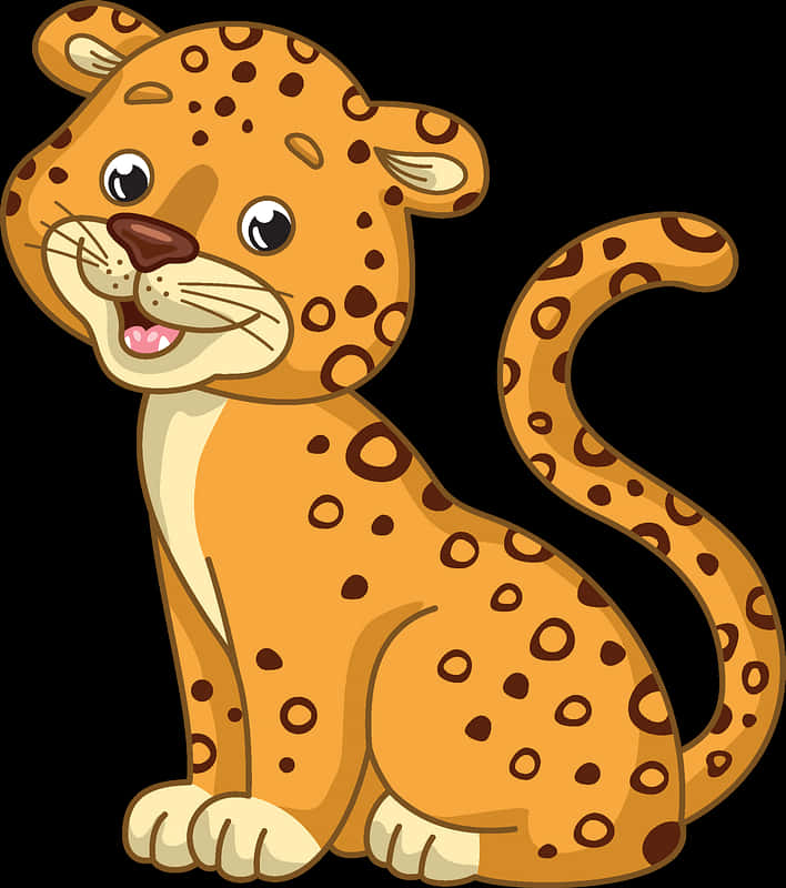 Cheetah Clipart - Cartoon, Hd Png Download PNG
