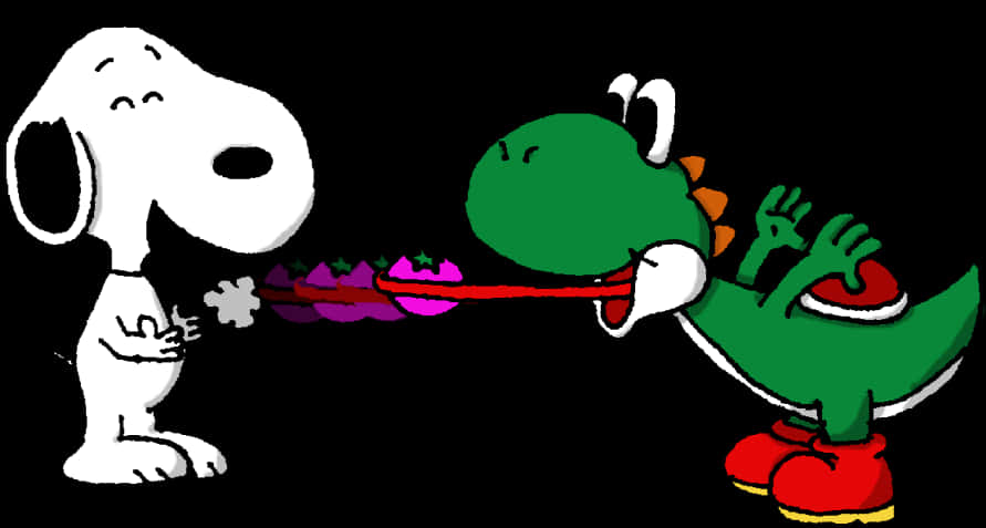 Sick Clipart Snoopy - Yoshi Snoopy, Hd Png Download PNG